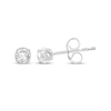 Thumbnail Image 1 of Radiant Reflections Round-Cut Diamond Solitaire Stud Earrings 1/3 ct tw Sterling Silver (I/I3)