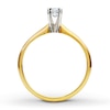 Thumbnail Image 2 of Now + Forever Diamond Solitaire Ring 1/4 ct Round-Cut 14K Yellow Gold (I/I2)