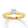 Thumbnail Image 0 of Diamond Solitaire Ring 1/3 carat Round-Cut 14K Yellow Gold