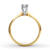 Thumbnail Image 2 of Now + Forever Diamond Solitaire Ring 1/3 carat Round-Cut 14K Yellow Gold (I/I2)