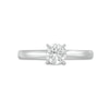 Thumbnail Image 3 of Diamond Solitaire Ring 1/2 carat Round-cut 14K White Gold (I/I2)