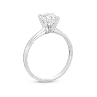 Diamond Solitaire Ring 1 Carat Round-cut 14K White Gold | Kay