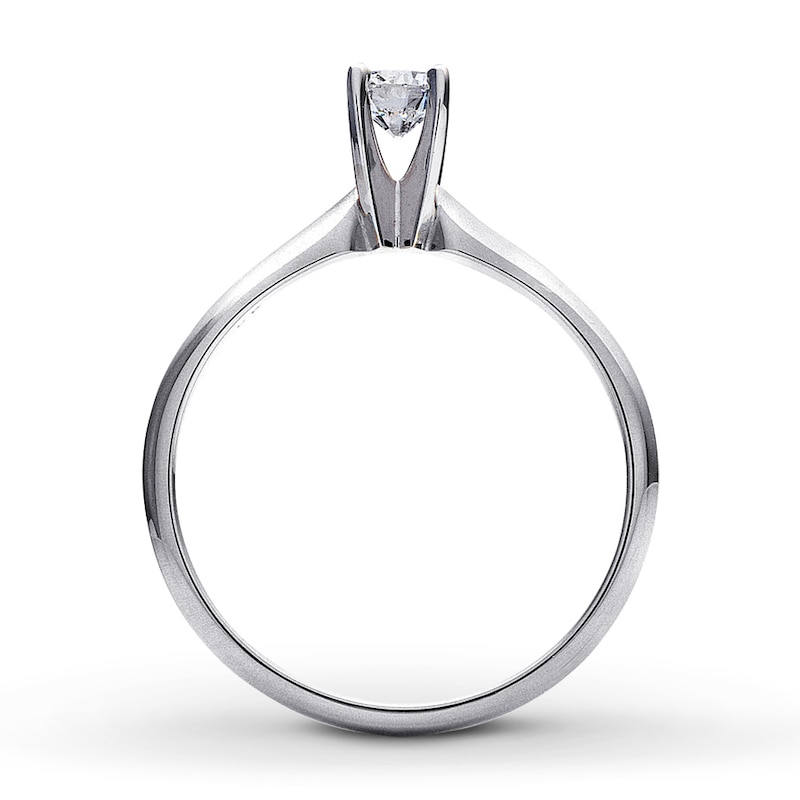 Main Image 2 of Now + Forever Diamond Solitaire Ring 5/8 carat Round-Cut 14K White Gold (I/I2)