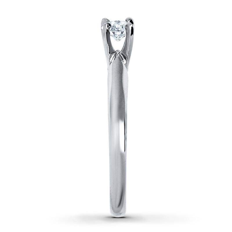 Main Image 3 of Now + Forever Diamond Solitaire Ring 5/8 carat Round-Cut 14K White Gold (I/I2)