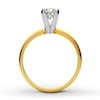 Thumbnail Image 1 of Certified Diamond Ring 3/4 ct Round-Cut 14K Yellow Gold (I/I1)