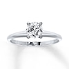Thumbnail Image 0 of Certified Diamond Ring 3/4 carat Round-Cut 14K White Gold (I/I1)