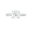 Thumbnail Image 4 of Now + Forever Certified Round-cut Diamond Engagement Ring 2 ct tw 14K White Gold (I/I2)