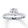 Diamond Solitaire Engagement Ring 1-1/4 ct tw 14K White Gold