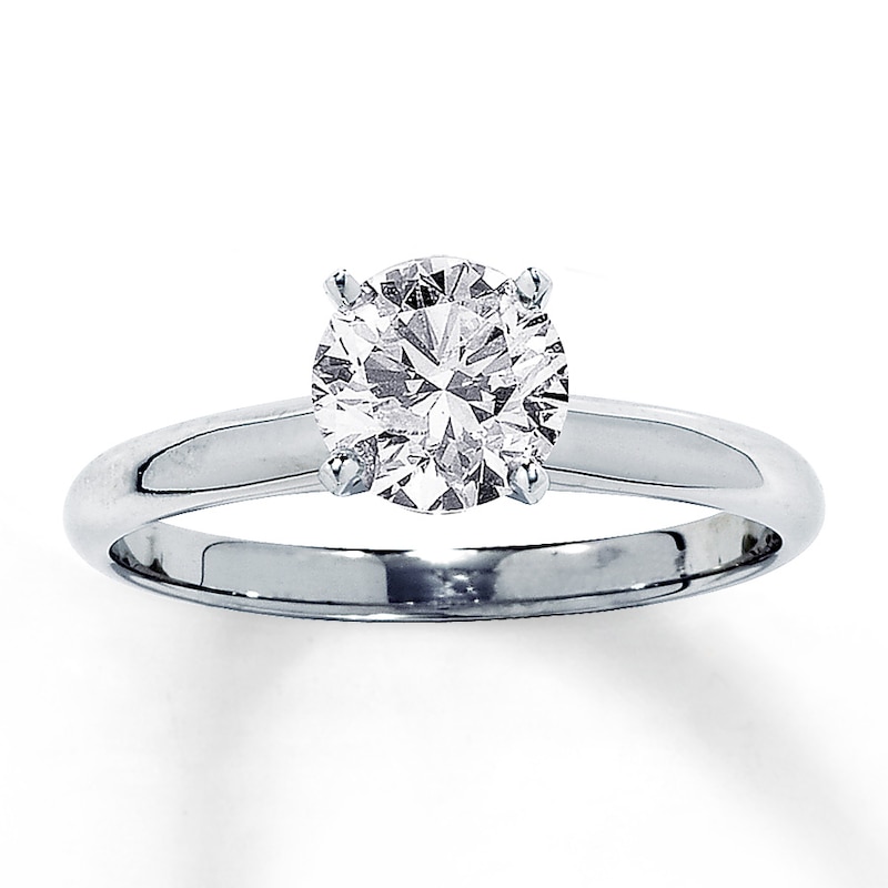 Main Image 1 of Now + Forever Diamond Solitaire Engagement Ring 1-1/4 ct tw 14K White Gold (I/I2)