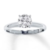 Thumbnail Image 0 of Diamond Solitaire Ring 1 Carat Round-cut 14K White Gold (K/I1)