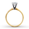 Diamond Solitaire Ring 1 carat Round-cut 14K Yellow Gold