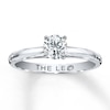 Thumbnail Image 0 of THE LEO Diamond Artisan Ring 1/2 ct tw Round-cut 14K White Gold