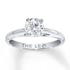 Thumbnail Image 0 of THE LEO Diamond Artisan Ring 1 ct tw Round-cut 14K White Gold