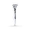 Thumbnail Image 2 of THE LEO Diamond Artisan Ring 1 ct tw Round-cut 14K White Gold