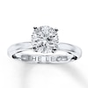 Thumbnail Image 0 of THE LEO Diamond Artisan Ring 1-1/2 ct tw Round-cut 14K White Gold