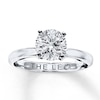 Thumbnail Image 1 of THE LEO Diamond Artisan Ring 1-1/2 ct tw Round-cut 14K White Gold