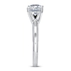 Thumbnail Image 3 of THE LEO Artisan Diamond Engagement Ring 2 ct tw Round-cut Diamond 14K White Gold