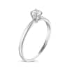 Solitaire Engagement Ring 1/4 Carat Diamond 14K White Gold