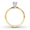 Thumbnail Image 2 of THE LEO Diamond Solitaire 1/2 carat Round-cut 14K Yellow Gold Ring