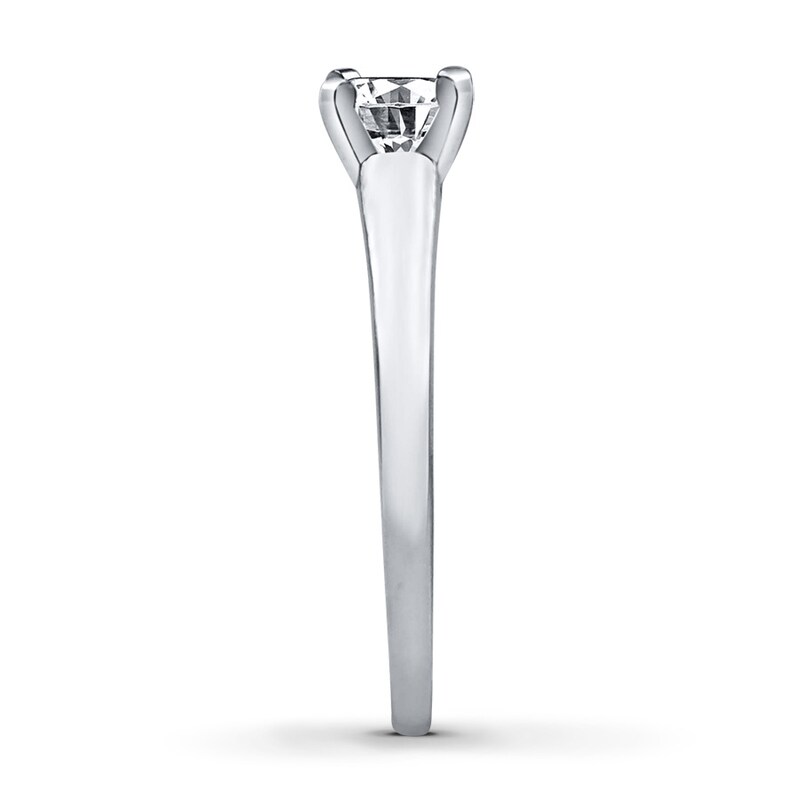 Main Image 2 of Now + Forever Diamond Solitaire Ring 3/4 carat Round-cut 14K White Gold (I/I3)