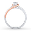 Thumbnail Image 1 of Diamond Engagement Ring 1/3 ct tw Round-cut 10K Two-Tone (I/I2)