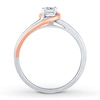 Thumbnail Image 2 of Now + Forever Diamond Engagement Ring 1/3 ct tw Round-cut 10K Two-Tone (I/I2)
