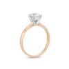 Solitaire Engagement Ring 1 Carat Diamond 14K Rose Gold