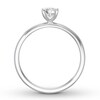 Thumbnail Image 1 of Certified Diamond Solitaire 1/2 Carat Round-cut 14K White Gold (I/SI2)