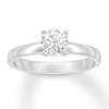 Thumbnail Image 0 of Certified Diamond Solitaire 3/4 Carat Round-cut 14K White Gold