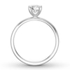 Thumbnail Image 1 of Certified Diamond Solitaire 3/4 Carat Round-cut 14K White Gold