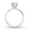 Thumbnail Image 2 of Certified Diamond Solitaire 1-1/2 ct Round-cut 14K White Gold (I/SI2)
