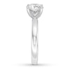 Thumbnail Image 3 of Certified Diamond Solitaire 1-1/2 ct Round-cut 14K White Gold (I/SI2)