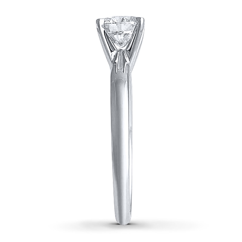 Main Image 3 of Now + Forever Certified Diamond Solitaire 3 Carat Round-cut 14K White Gold (I/I1)