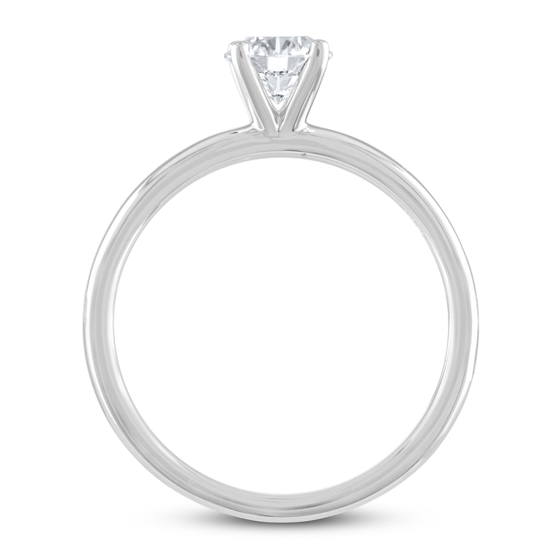 THE LEO Diamond Artisan Ring 1/2 Carat Round-cut 14K White Gold