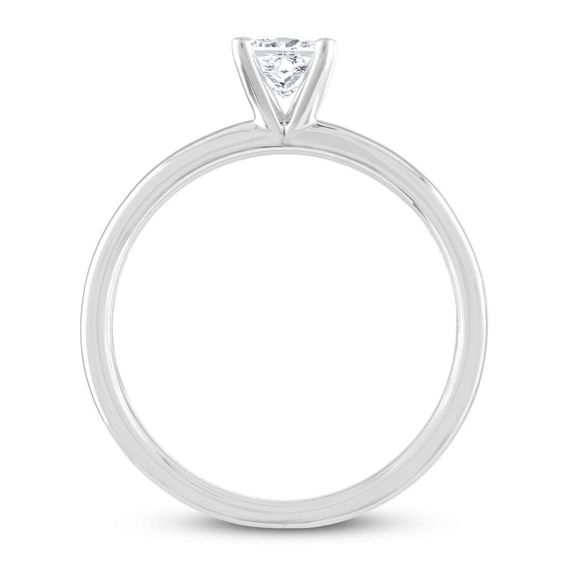 THE LEO Diamond Artisan Ring 3/4 Carat Round-cut 14K White Gold