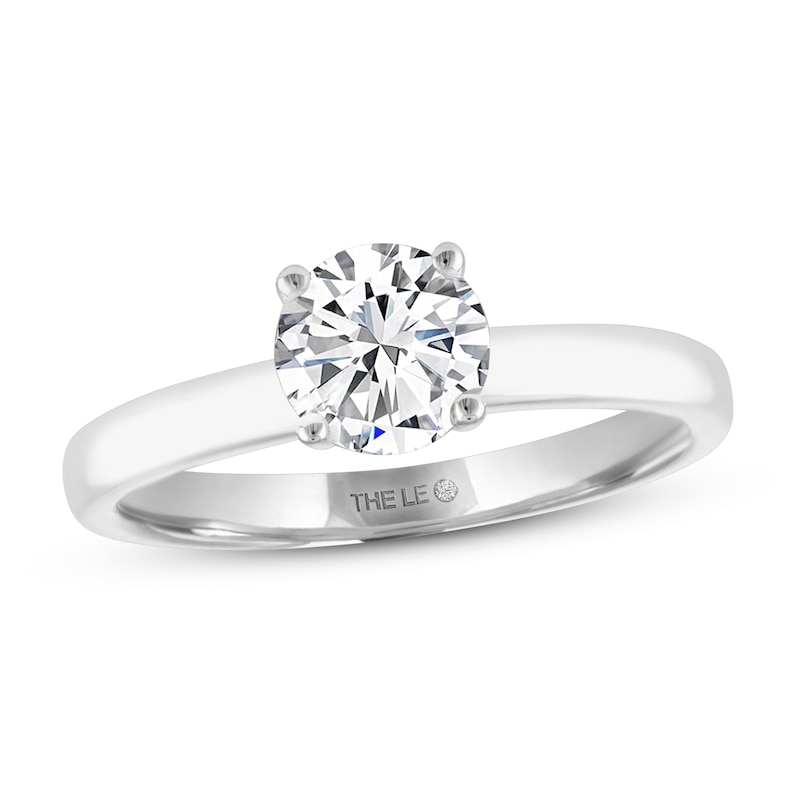 Main Image 1 of THE LEO Diamond Artisan Ring 1 Carat Round-cut 14K White Gold