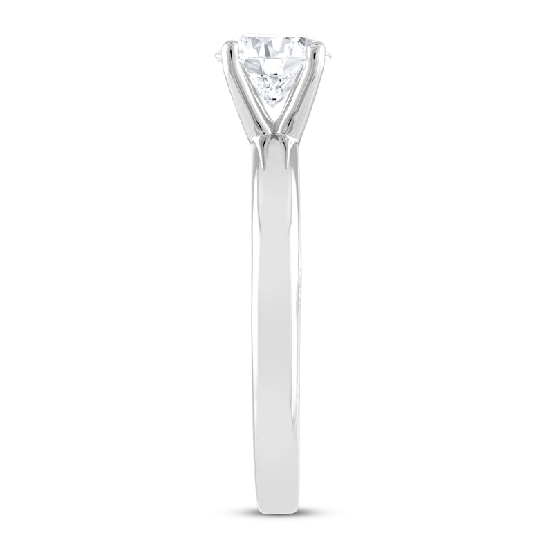 THE LEO Diamond Artisan Ring 1 Carat Round-cut 14K White Gold