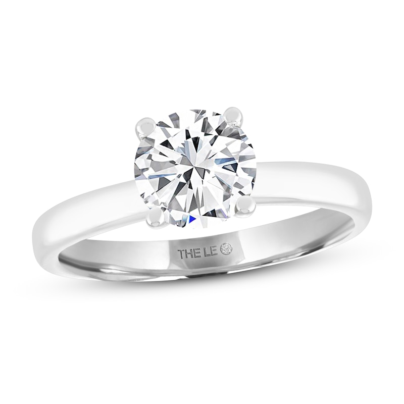 THE LEO Diamond Artisan Ring 1-1/2 ct tw Round-cut 14K White Gold