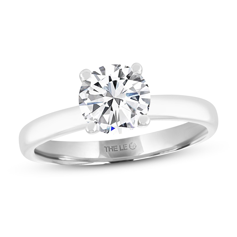 Main Image 1 of THE LEO Diamond Artisan Ring 1-1/2 ct tw Round-cut 14K White Gold