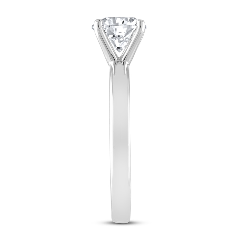 Main Image 3 of THE LEO Diamond Artisan Ring 1-1/2 ct tw Round-cut 14K White Gold