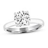 THE LEO Artisan Diamond Ring 2 ct tw Round-cut 14K White Gold