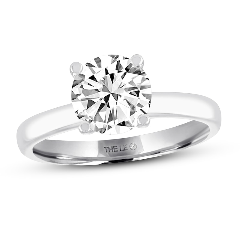 Main Image 1 of THE LEO Artisan Diamond Ring 2 ct tw Round-cut 14K White Gold