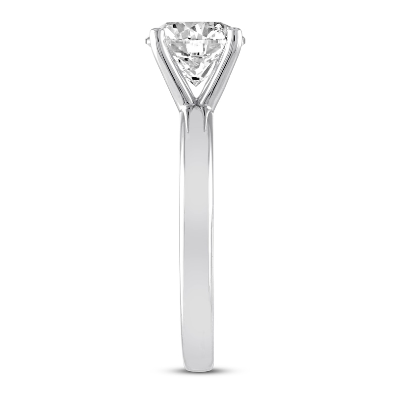 Main Image 3 of THE LEO Artisan Diamond Ring 2 ct tw Round-cut 14K White Gold