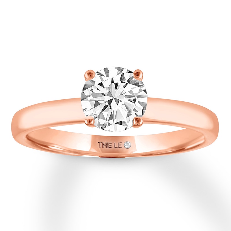 THE LEO Artisan Diamond Ring 1 ct tw Round-cut 14K Rose Gold