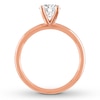 THE LEO Artisan Diamond Ring 1 ct tw Round-cut 14K Rose Gold