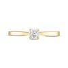 Thumbnail Image 2 of Diamond Solitaire Ring 1/4 Carat Round-cut 14K Yellow Gold (I/I2)