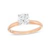 Thumbnail Image 0 of Solitaire Engagement Ring 1 Carat Diamond 14K Rose Gold (I/I2)