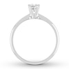 Thumbnail Image 1 of Diamond Solitaire Engagement Ring 1/2 Carat 10K White Gold (I/I3)