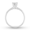 Thumbnail Image 1 of Diamond Solitaire Engagement Ring 1 Carat Round 10K White Gold (I/I3)