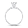 Oval Diamond Solitaire Engagement Ring 1 ct 14K White Gold